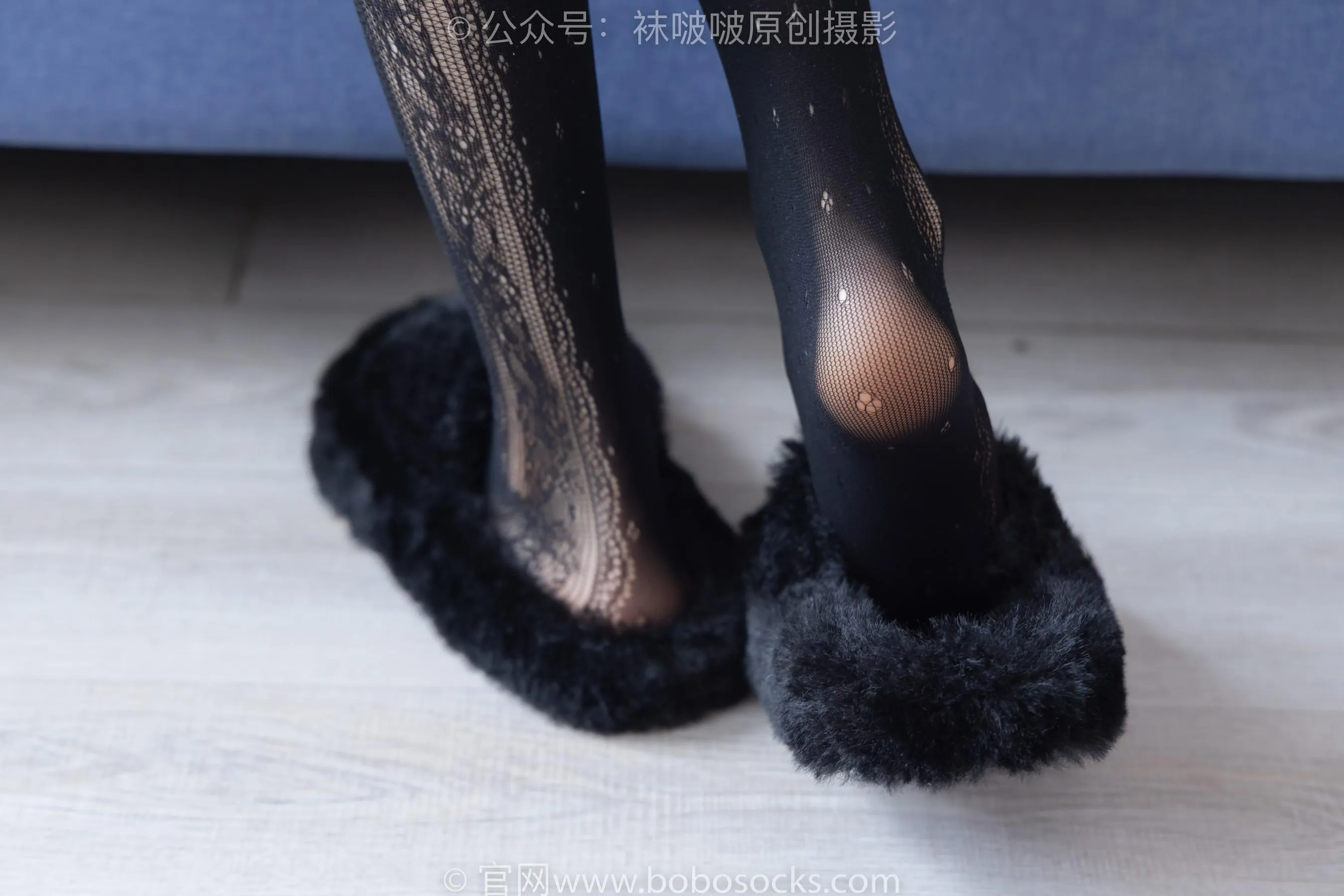 [BoBoSocks袜啵啵]NO.219 稚予-板鞋、拖鞋、厚黑丝、蕾丝黑丝 [87P]插图2